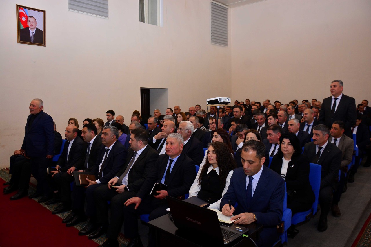 Ağstafada Şuranın növbəti iclası keçirildi - FOTOLAR